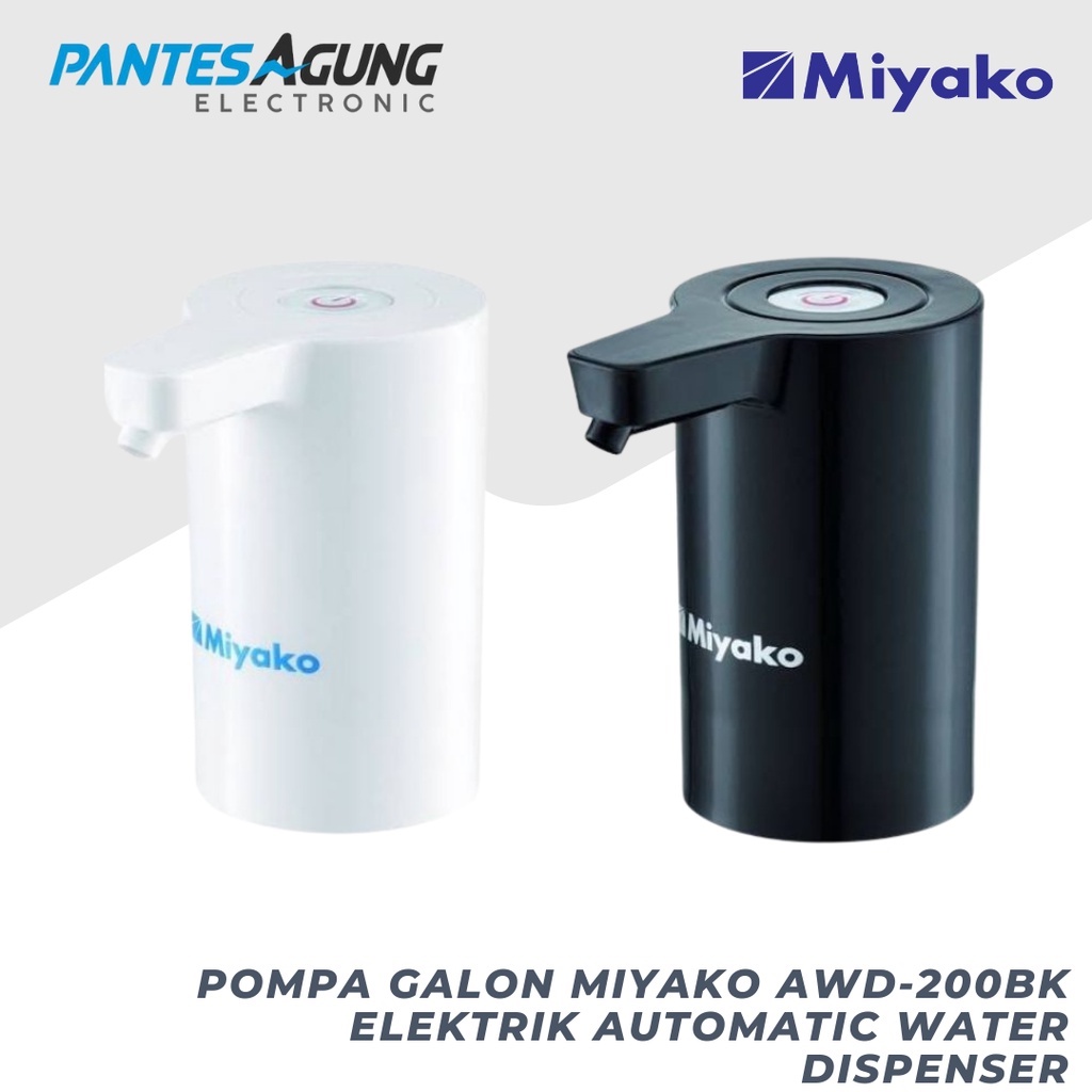 Pompa galon MIYAKO AWD-200BK Elektrik Automatic Water Dispenser