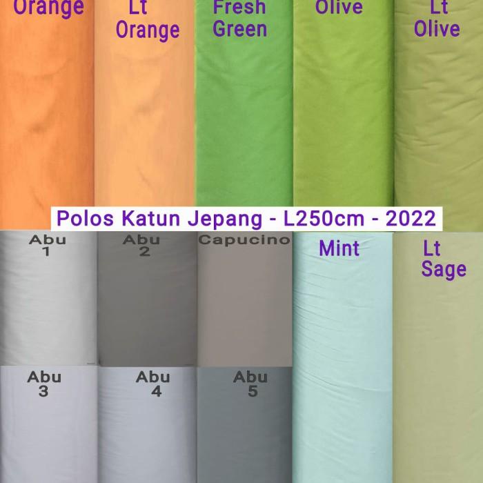 Kain Sprei Polos Katun Jepang Lebar 250cm