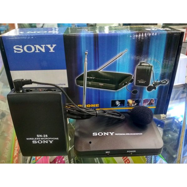 terlaris produk  SONY SN 28 Mic Wireless CLIP ON + Headset ( BANDO )   bisa di pesan ya