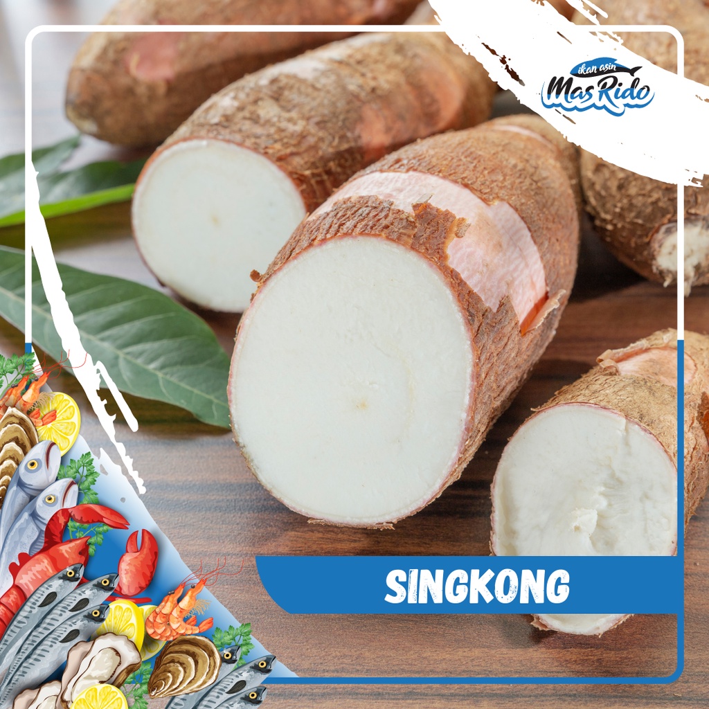 

Singkong Mentah Putih Besar Segar Fresh Kwalitas Super Harga Murah