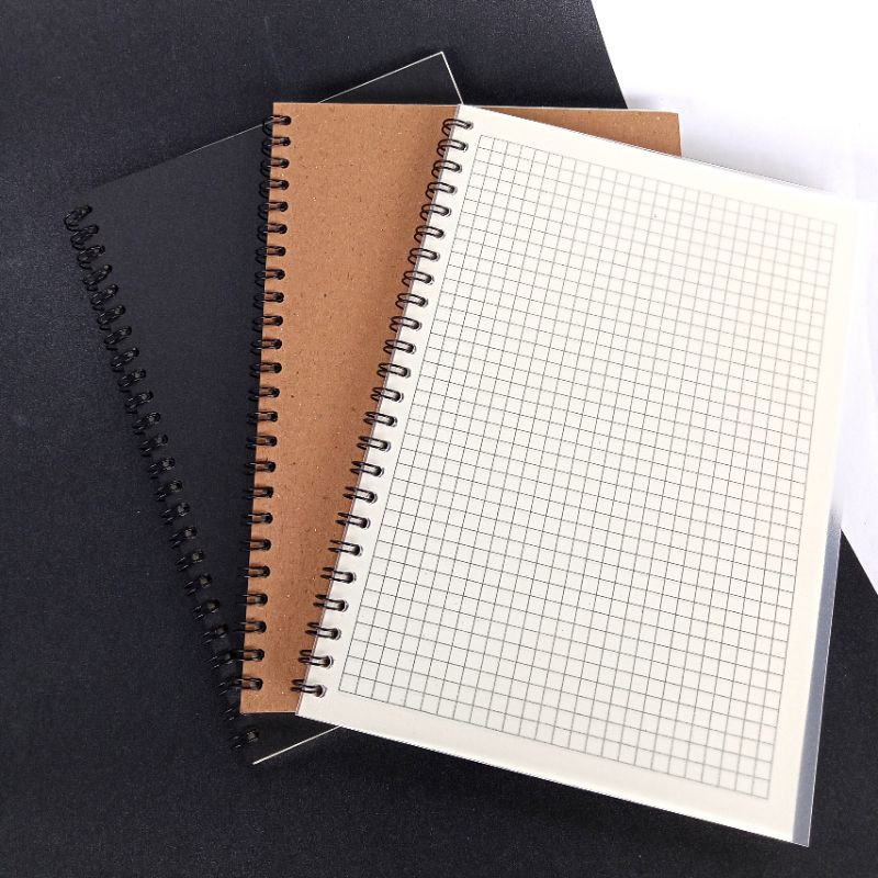 NOTEBOOK JURNAL BOOKPAPER GRID KOTAK2  DOTTED TITIK2 BLANK 