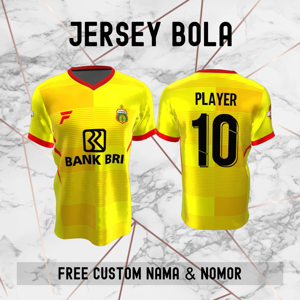 Jersey Bhayangkara FC Klub Bola Baju Kaos Custom Nama dan Nomor Punggung - 449