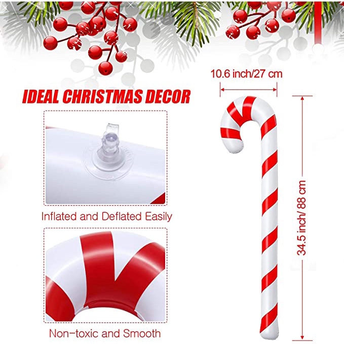 Inflatable Christmas Candy Canes