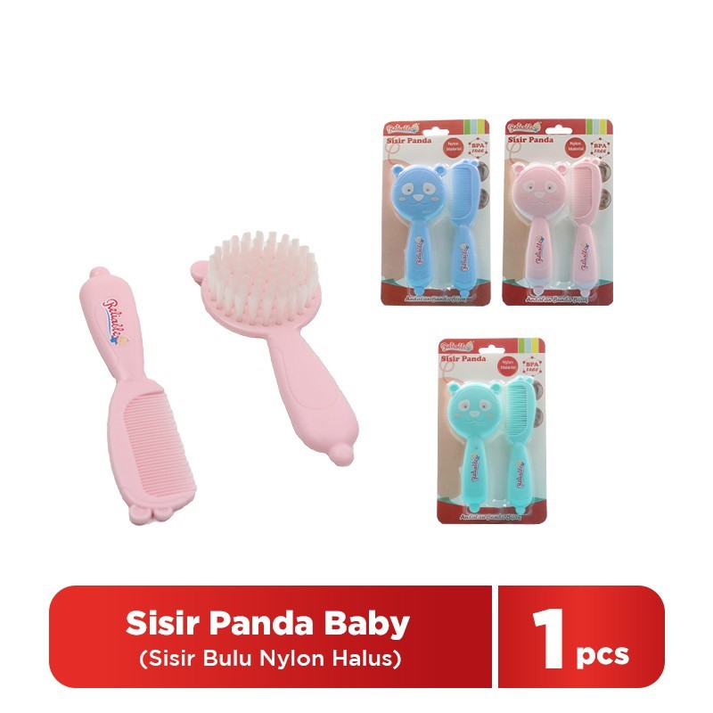 RELIABLE sisir dan sikat| brush &amp; comb lucu bayi anak nilon halus 2 in 1