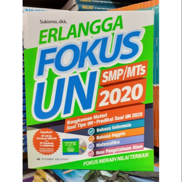 Erlangga Fokus Un Smp Mts 2020 Plus Kunci Jawaban Shopee Indonesia