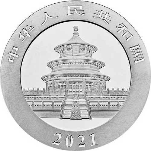 Koin Perak China Panda 2021 - 1 oz silver