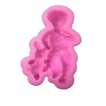 3D Silicon Mold Fondant Cake Decoration - Baby Boy and Girl