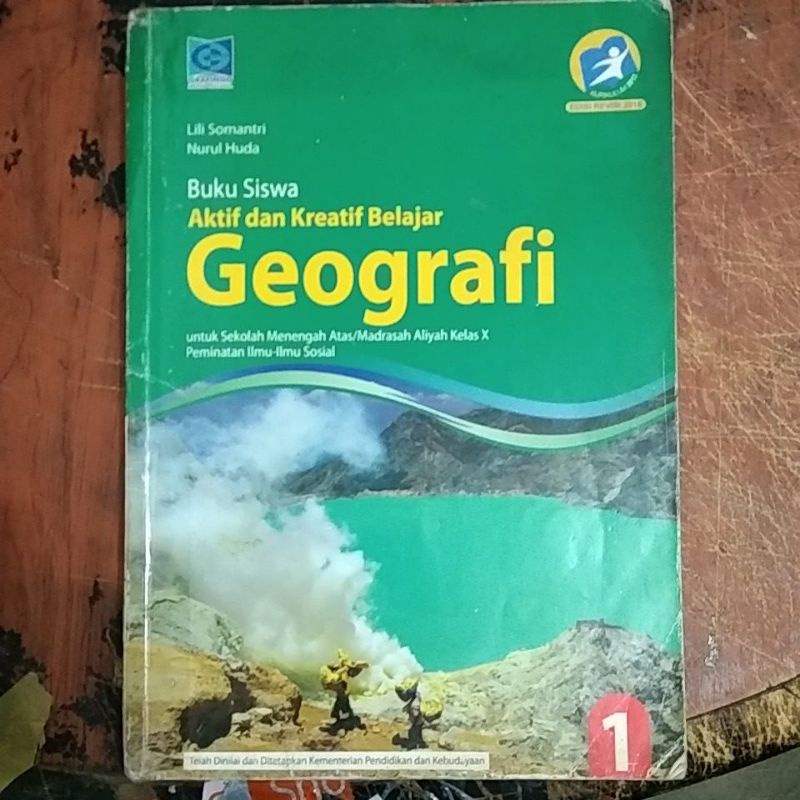 buku geografi SMA/ MA kelas 1-10 penerbit grafindo