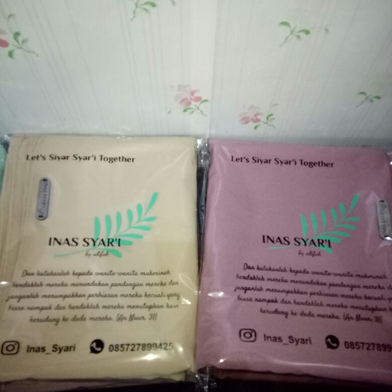 Sablon Plastik Opp Ukuran 20x25 Isi 100 Pcs Cocok Untuk Kemasan Hijab