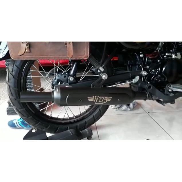 Knalpot W175 Se W175 custom blarr