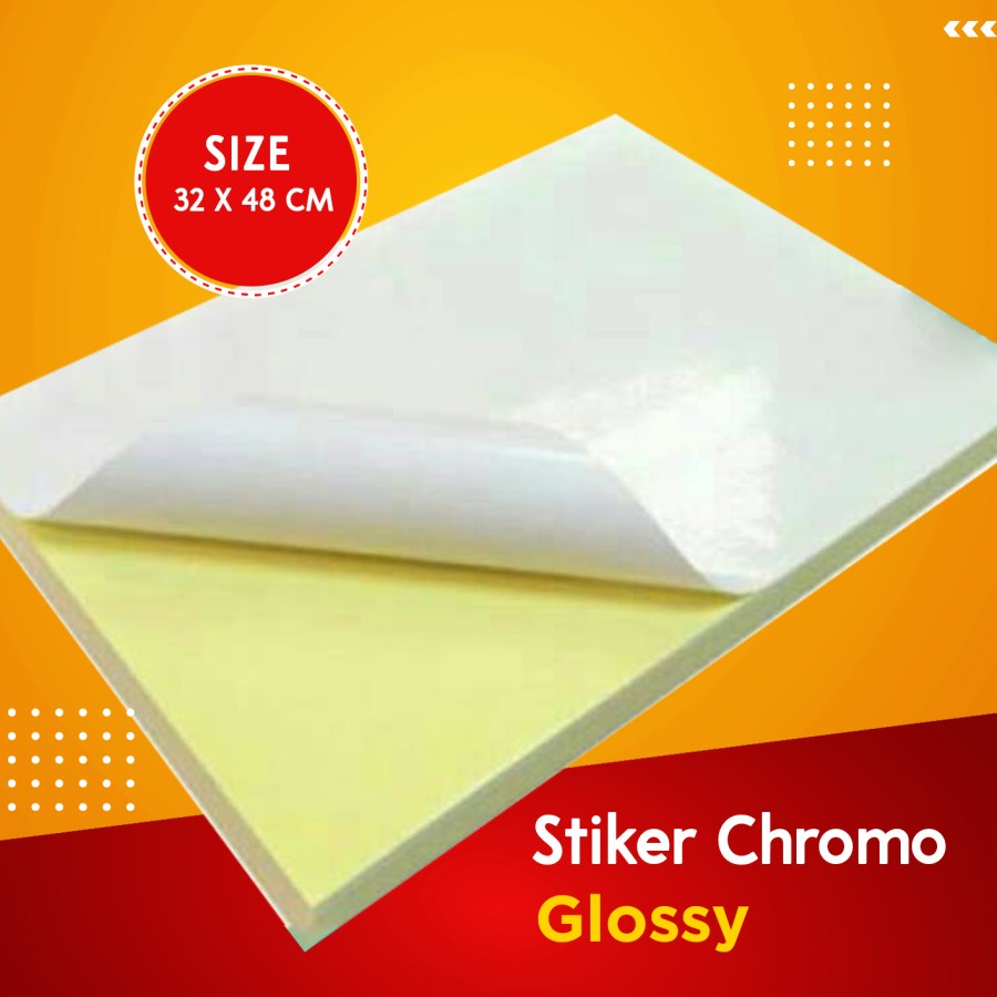 

PROMO TERMURAH CETAK STIKER CHROMO A3+ HIGH QUALITY -CETAK SAJA - Tanpa Cutting