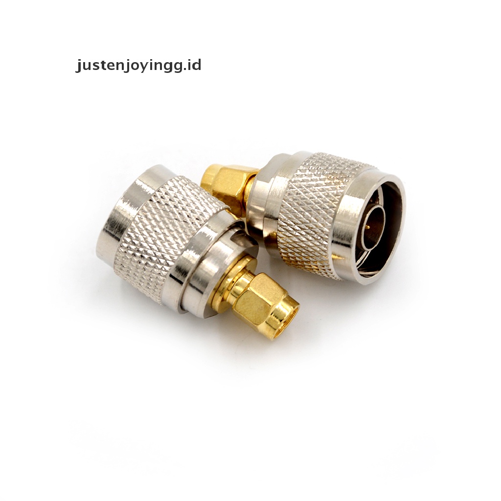 Adapter Konektor Coaxial RF Tipe N Male Plug Ke SMA Male