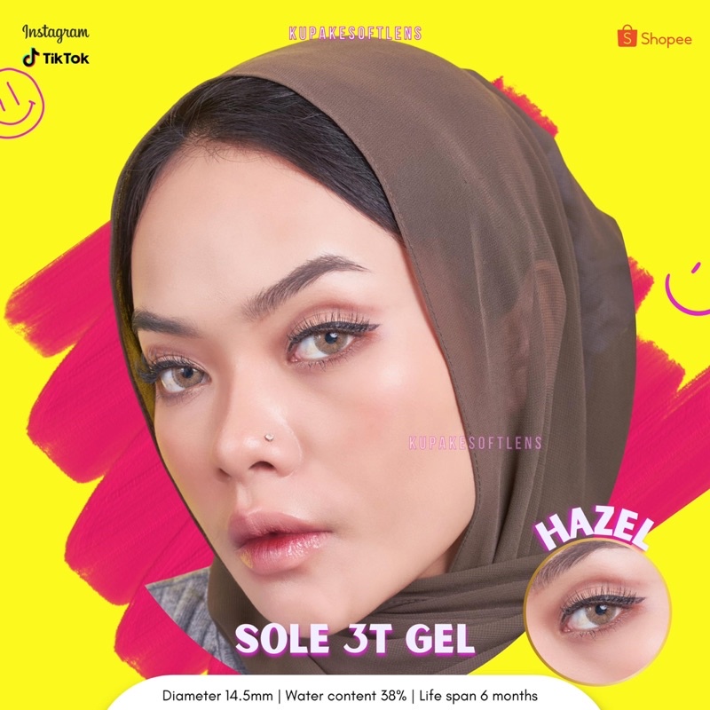 KUPAKESOFTLENS Sole 3T Natural Softlens by Top Gel