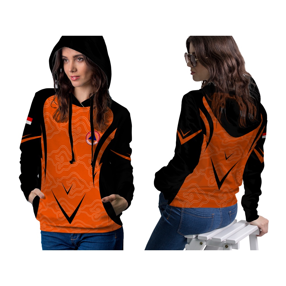 Utamamedia - Jaket Hoodie BPBD / Jaket BPBD Wanita / Jaket BPBD PullOver