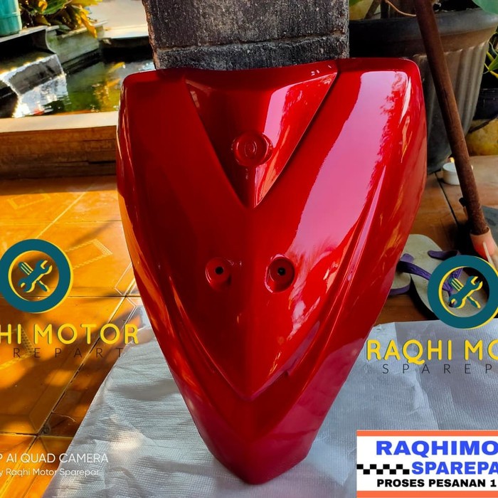 Cover Body Depan Mio J / Body Tameng Depan Mio J - Putih - Putih