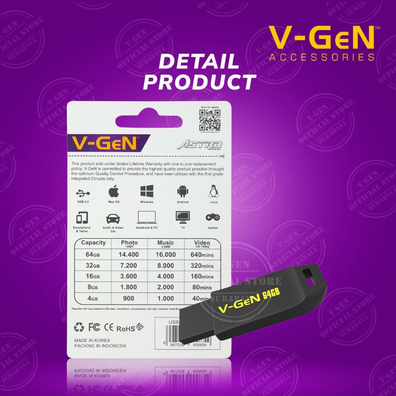 Flash disk VGEN ASTRO 64GB V-GeN