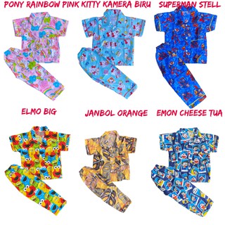 PIYAMA ANAK JUNIOR 6-12 TH / BAJU TIDUR / PEJAMAS