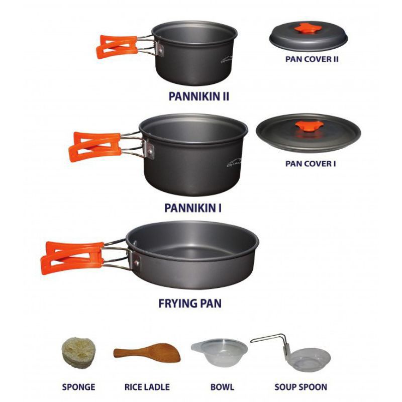 Dhaulagiri Alat Masak Camping Outdoor Cooking Set Dh-300