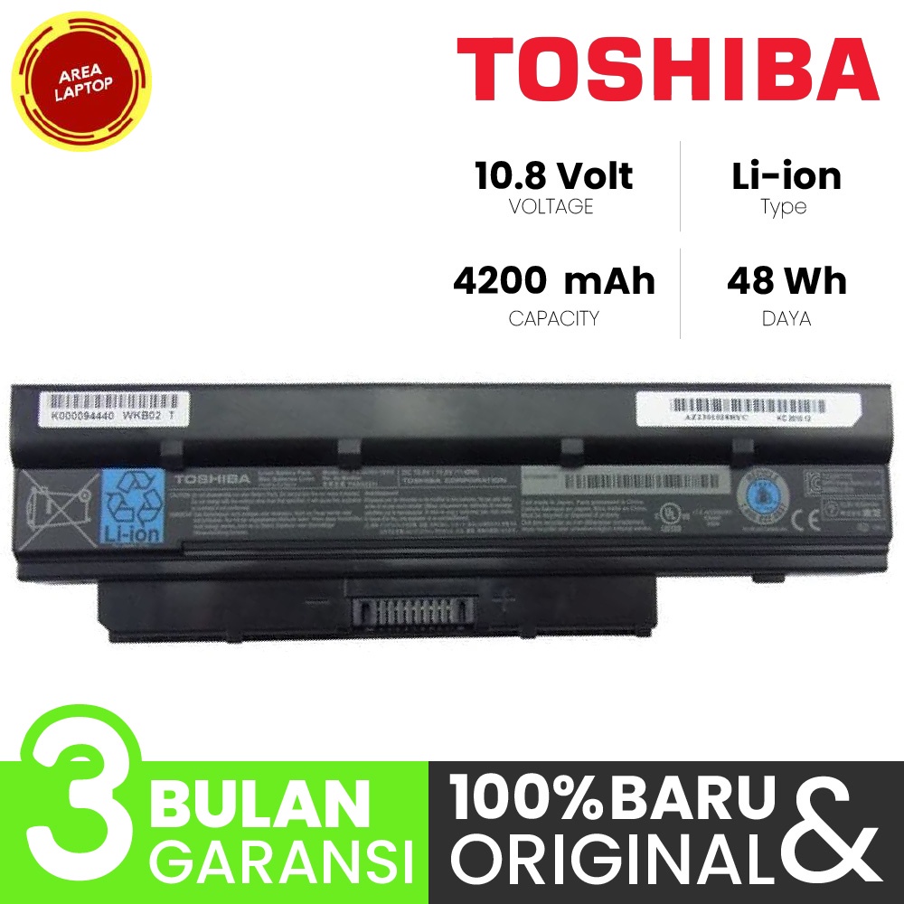 Baterai Toshiba NB500 NB505 NB515 NB520 NB525 NB525D NB510 NB550 ORI