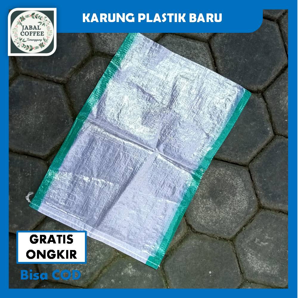 Karung Plastik Baru Ukuran 37 Cm X 55 Cm / Karung Beras 10 Kg J117