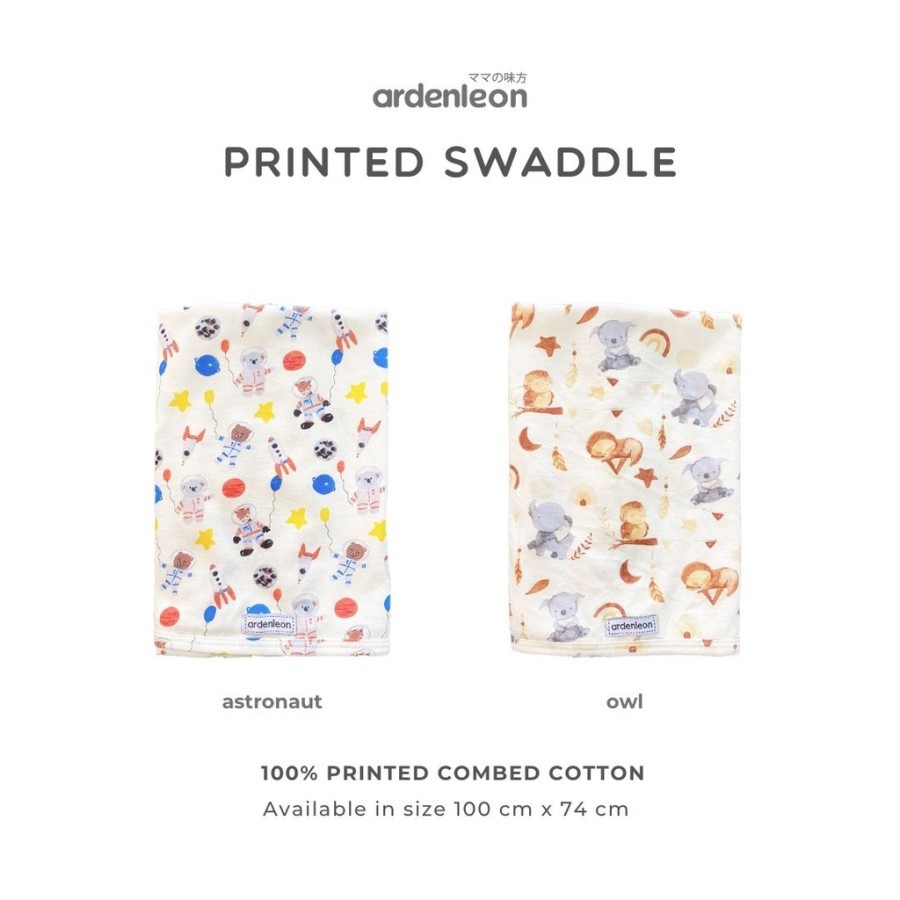 Arden Leon Printed baby swaddle