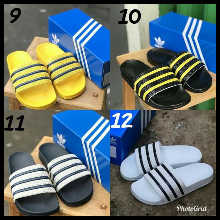 PRODUK MURAH SENDAL PRIA ADIDAS SLOP ADILETTE GRADE ORI MADE IN ITALY SANDAL COWO PRODUK LARIS