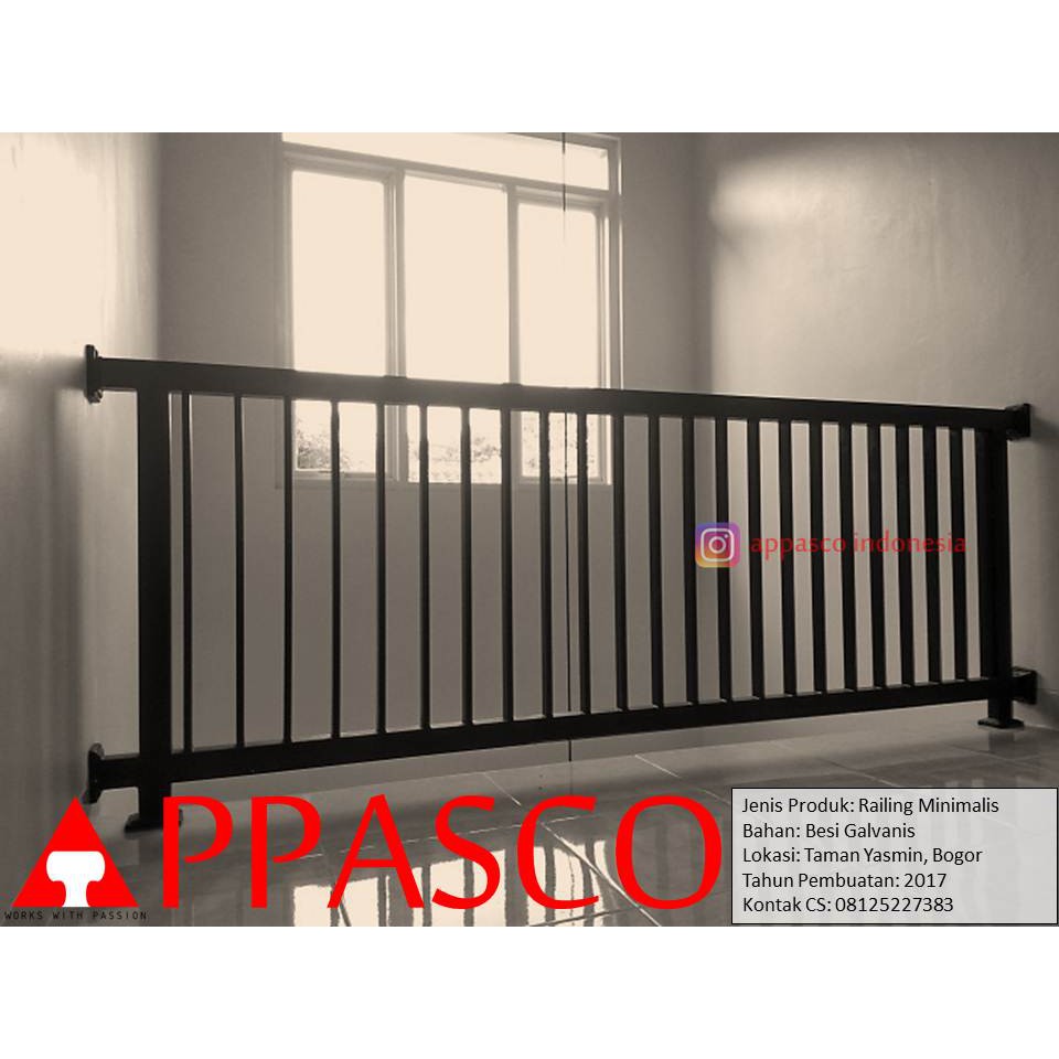 Railing Minimalis Untuk Lantai 2 Di Taman Yasmin Bogor Shopee Indonesia