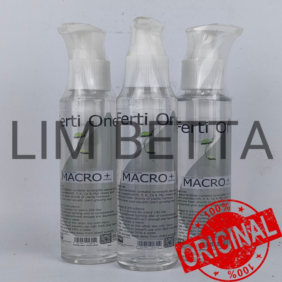 (BENING) FERTI ONE MACRO 100 ML / PUPUK CAIR AQUARIUM AQUASCAPE