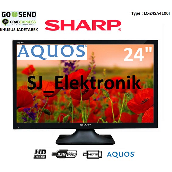 LED TV Sharp 24 Inch LC-24SA4100I - 24SA4100 HD HDMI USBMovie