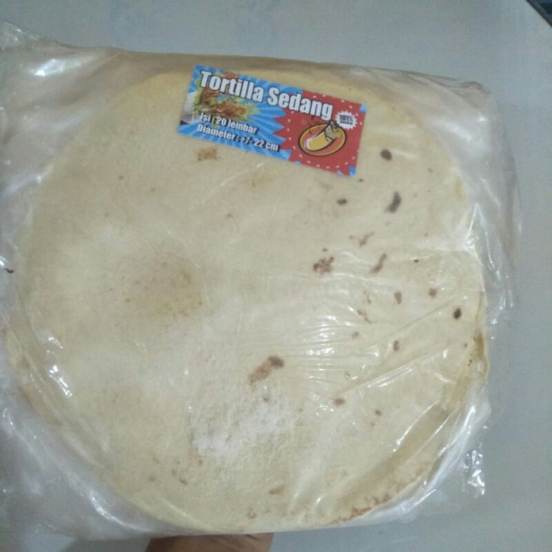 

kulit kebab ukuran 22 / 23 Cm isi 20 lembar