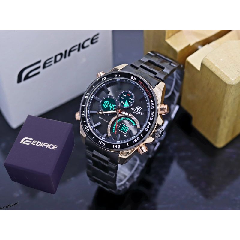 Jam Tangan Pria CASIO EDIFICE EFR501 4.5mm Rantai Steel Free Box Ori+Batrai Cadangan