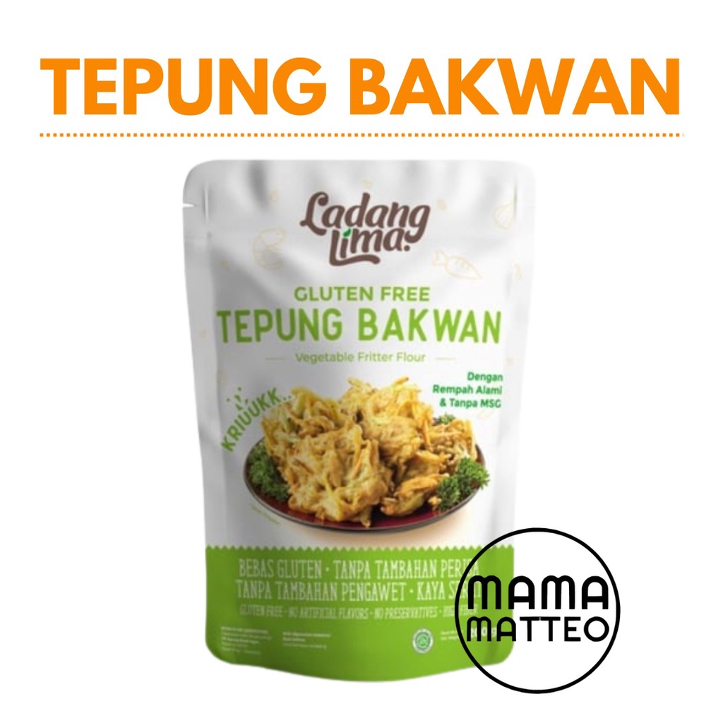 Ladang Lima Tepung Bumbu Crispy 150gr / Tepung Bakwan 200gr / Tepung Pisang 200gr / Gluten Free / BANDUNG