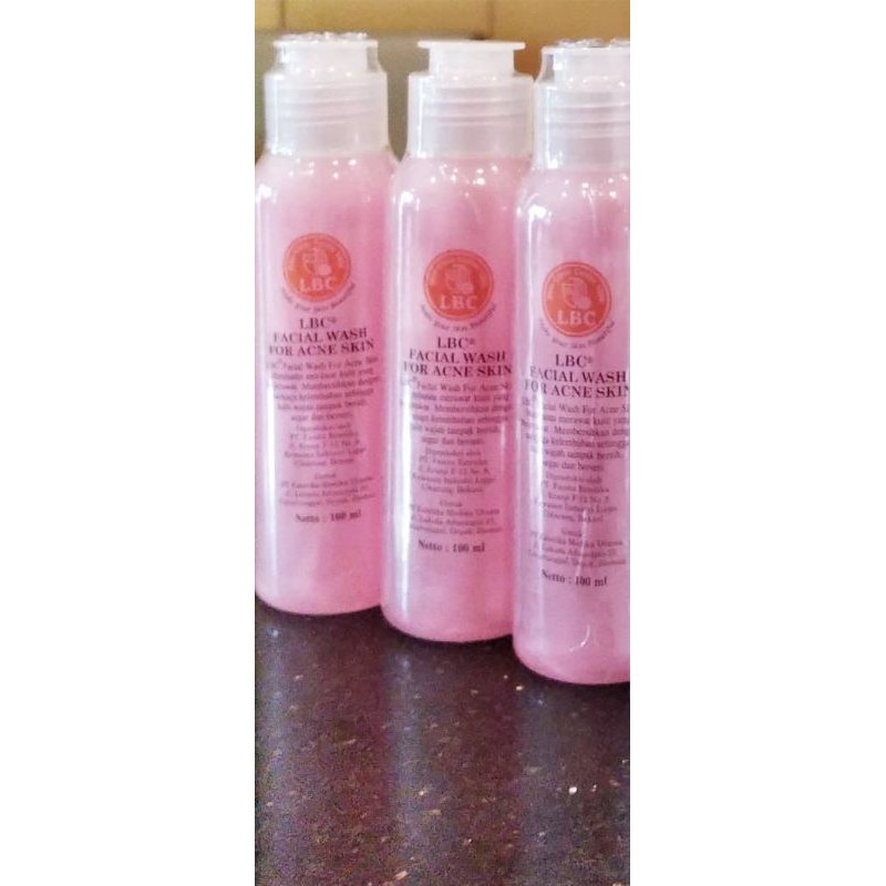LBC Facial Wash Acne Kemasan Baru