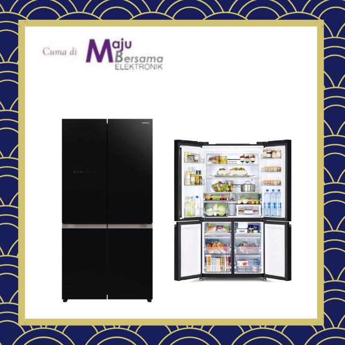 Kulkas HITACHI R-WB64VGD0 569 Liter Inverter RWB64VGD0 GBK