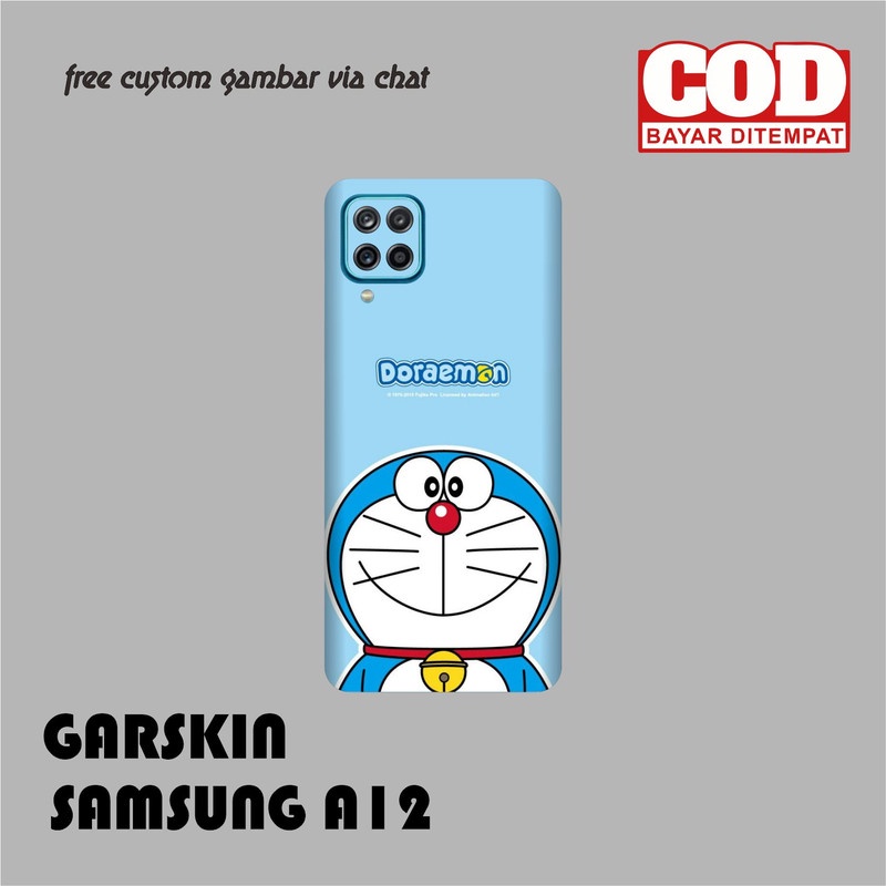 GARSKIN/STICKER HANDPHONE SAMSUNG A12 CUSTOM