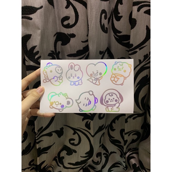 

#03 Sticker Hologram BT21 BTS Waterproof