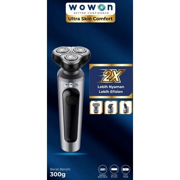 Wowon Pro Series Shaver 4In1 Alat Cukur Basah & Kering Electric Shaver