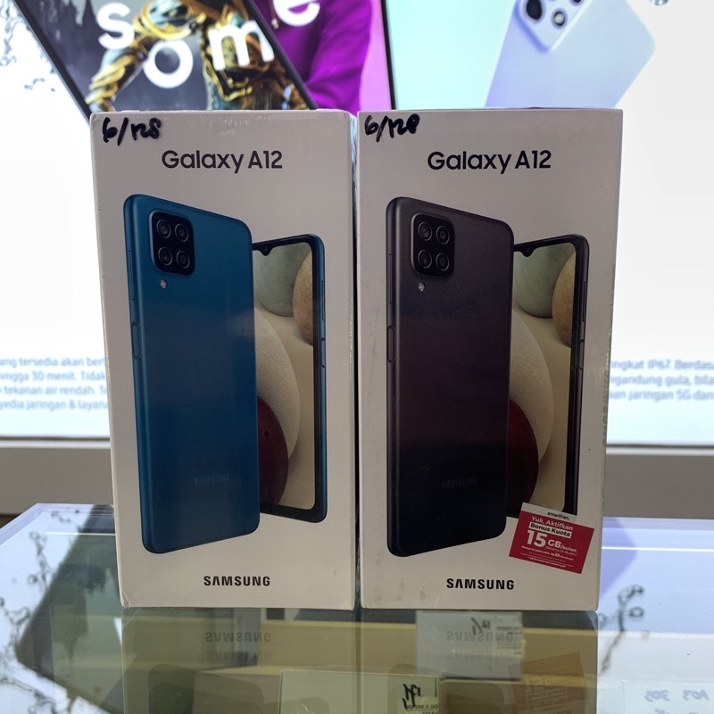 SAMSUNG GALAXY A12 RAM 6/128, FREE TG & SILICON