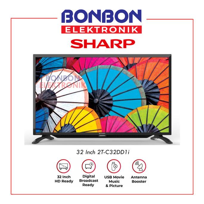 Sharp LED Digital TV 32 Inch 2T-C32DD1i Termurah