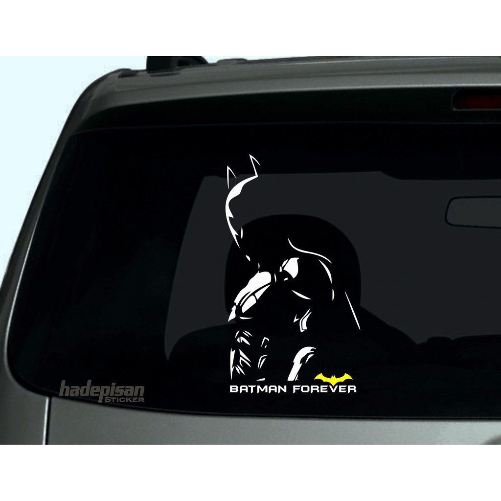 Stiker Cutting Sticker Kaca Mobil Batman Siluet Samping Shopee Indonesia