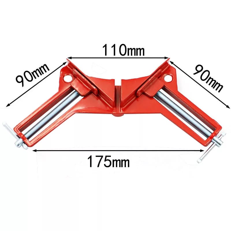 corner clamp penjepit sudut frame kaca kayu angle 90 derajat