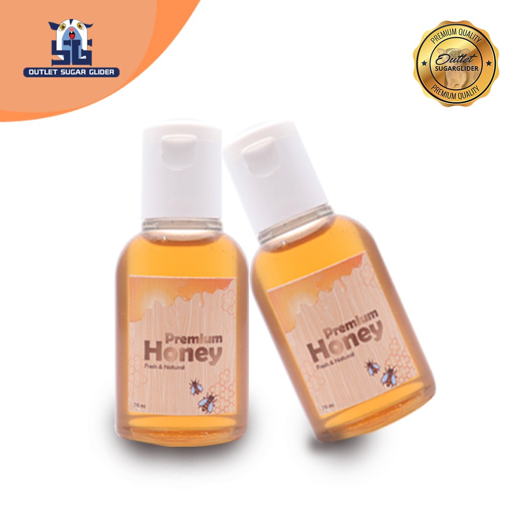 PREMIUM HONEY Madu Alami Kesehatan Hewan SugarGlider 30ml