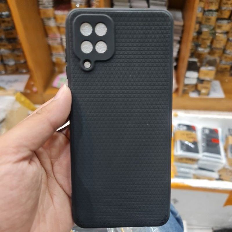 SAMSUNG A12 M12 A11 M11 A02S  CASE SOFTCASE LUXURY REAL FIBER SOFT CASE SILIKON HITAM CASING COVER PROTECT KAMERA CASE PELINDUNG KAMERA