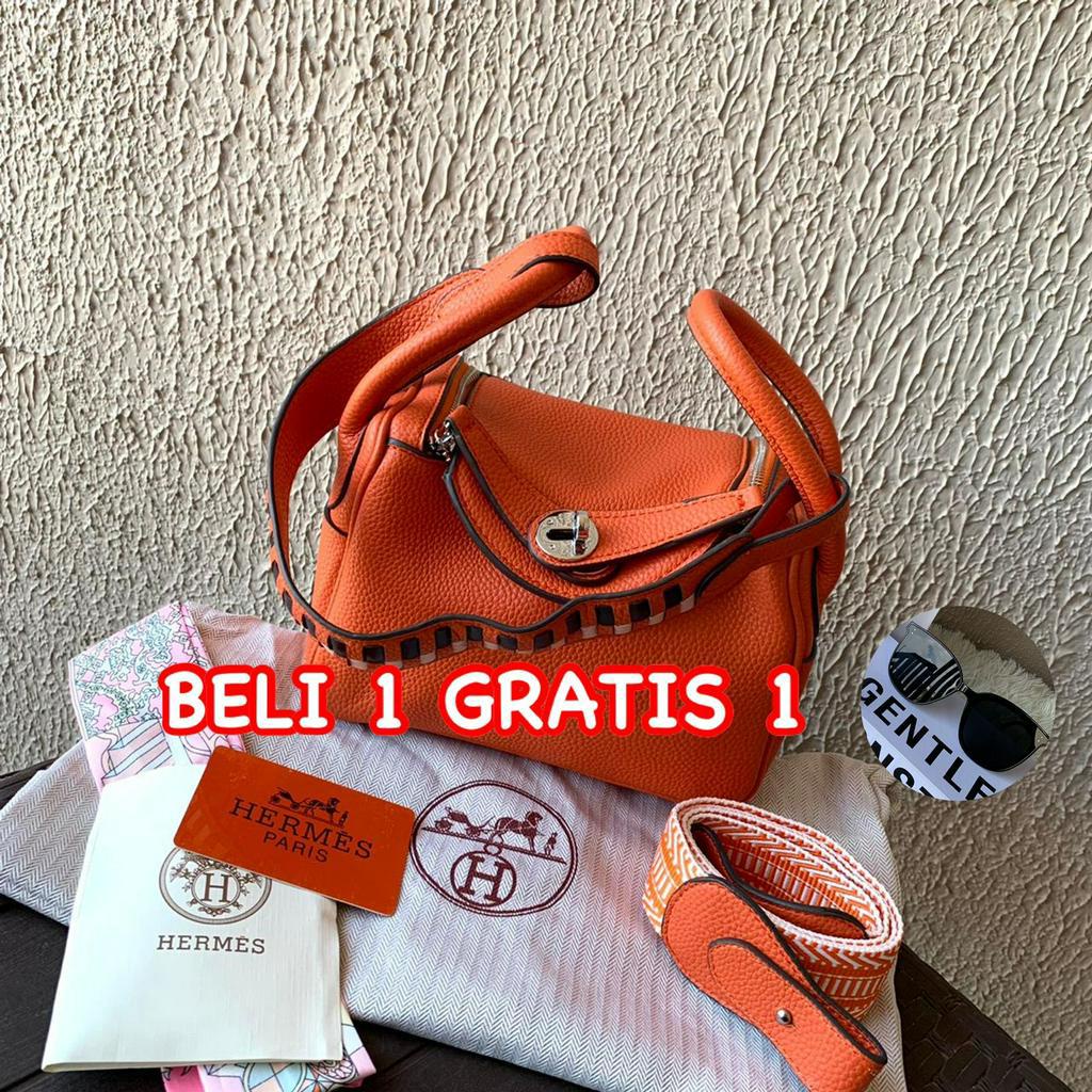 (MICROCHIP) LUXY LX2129 TAS SELEMPANG WANITA LEATHER FREE BOX MAGNET + FAKE BILL KUALITAS VIP PLATINUM 1:1