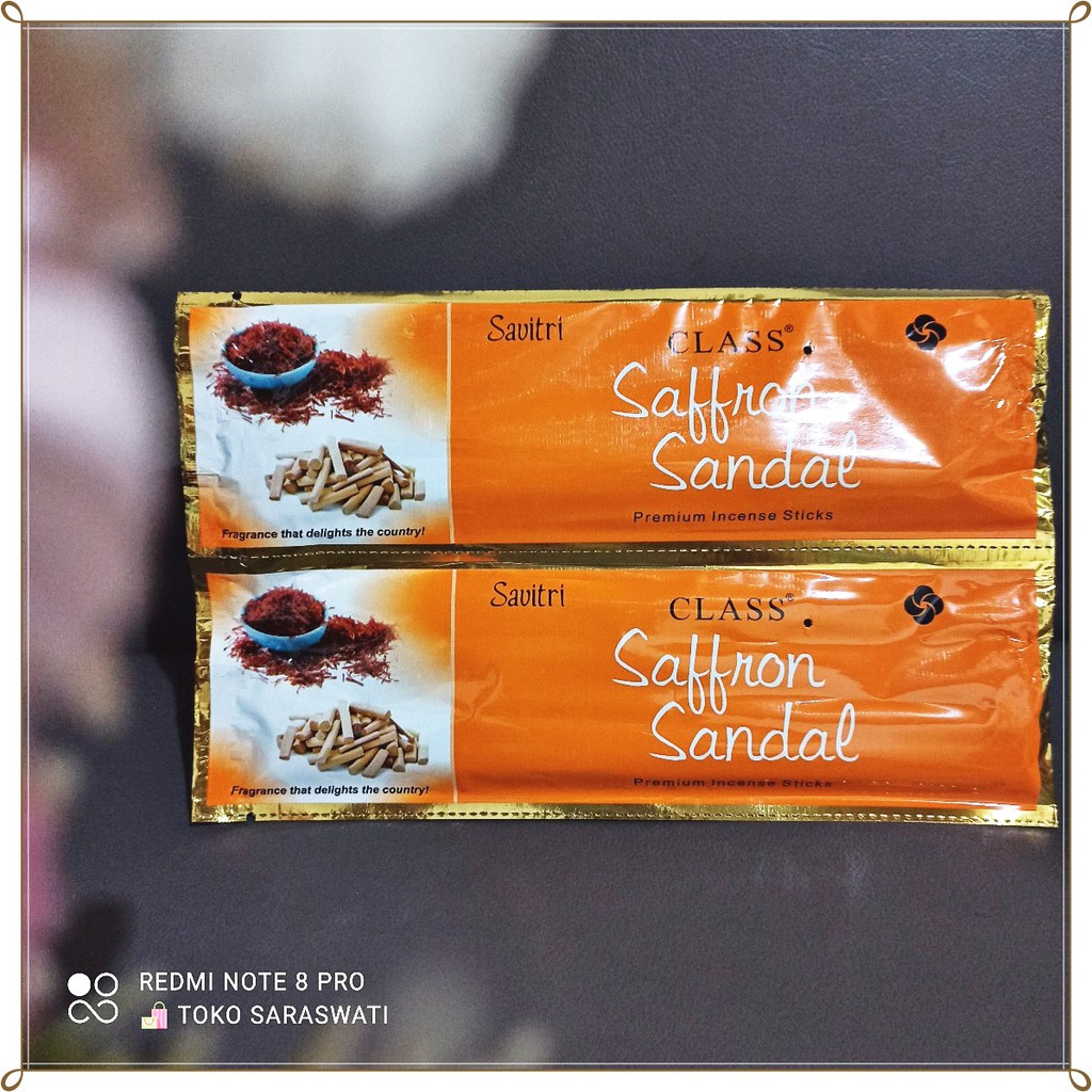Hio Dupa Wangi Aromaterapi Cendana Safron Isi 35 Stik
