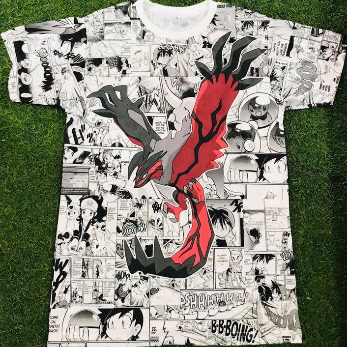 Kaos Karakter Pokemon Fullprint Comics