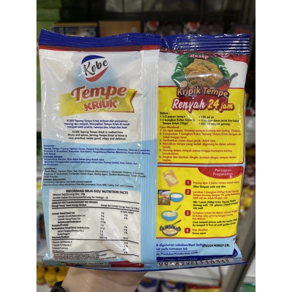 Tepung Kobe tempe Kriuk 200gr