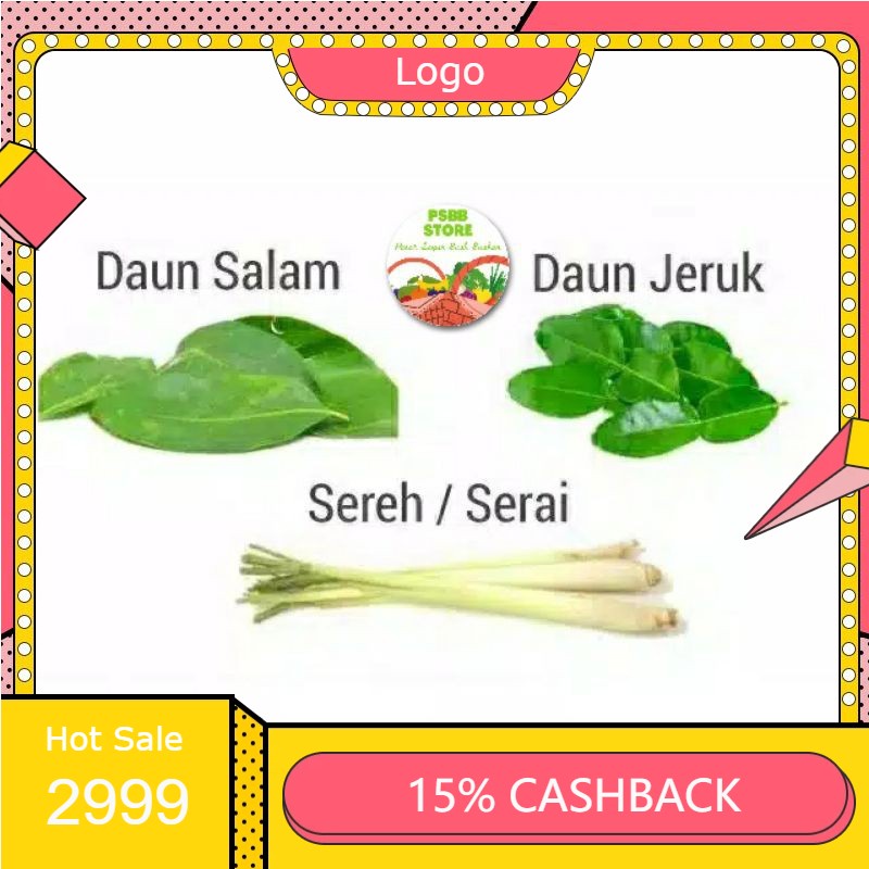 

RENGKEK SURABAYA - Rempah rempah - Daun Salam / Daun Jeruk / Sereh - Per Bungkus