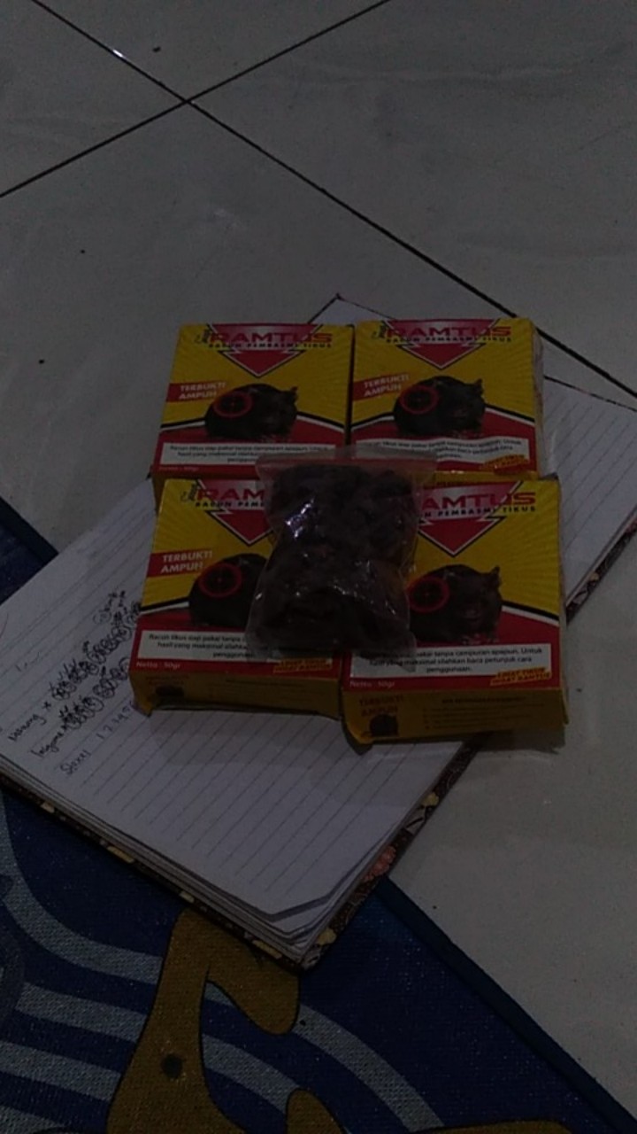 Racun Tikus Ramtus Asli Alami Mati Kering Tidak Bau Pembasmi Pengusir Tikus Super Paling Ampuh 5pack