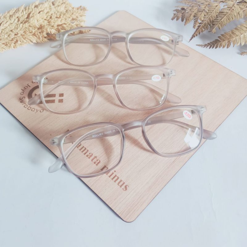 KRJ-3. Kacamata MINUS. Uk. Minus sd -6.00. Lensa Bening Preview. Auto Fokus